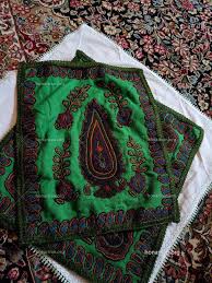 تصویر 4 از جانماز پته سبز نخی سنتی هنر اصیل کرمان